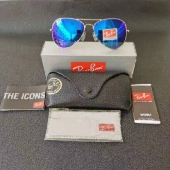 Ray-Ban Hexagonal sunglasses aviators purple 3026